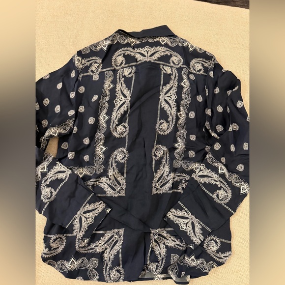 J CREW SIZE 4 Jules classic-fit shirt in bandana print - Picture 4 of 7